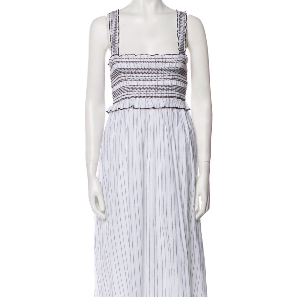 Pinko Striped Midi Dress